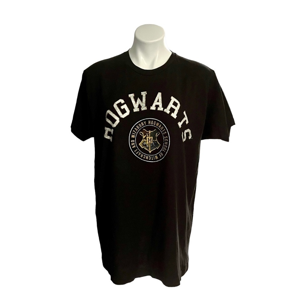 Harry Potter Hogwarts T-Shirt Size Large Black